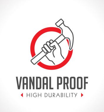Vandal geçirmez - Vandal dayanıklı - yüksek dayanıklılık kavramı