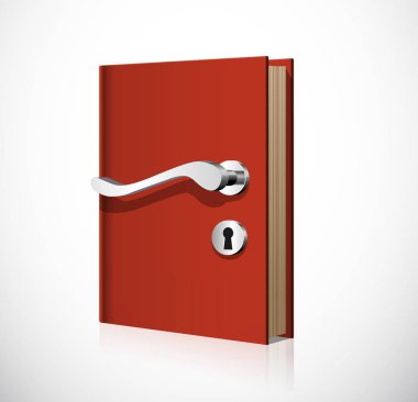 Öğrenme kavramı - kitap bilgi ve bilgelik için kapı olarak