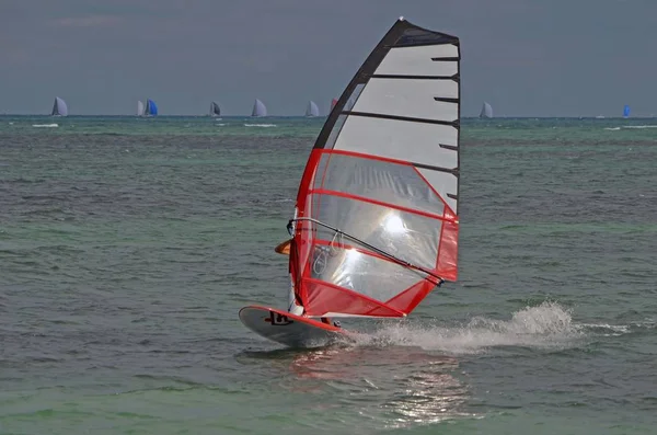 Windsurfing w Florida Keys — Zdjęcie stockowe