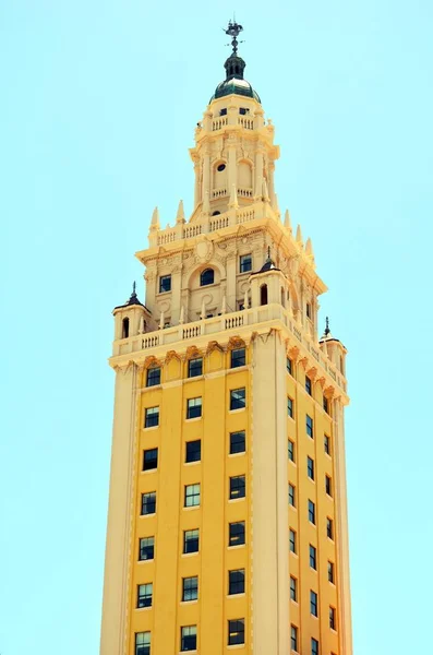 Freedom Tower Miami Florida Once Used Too Process Cuban Refugees — Stock Photo, Image