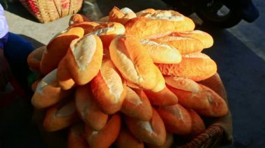 Ahşap sepet içinde Vietnam baget 