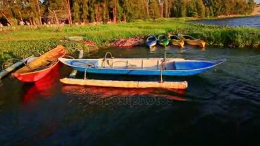 Tekneler Float Lake ahşap iskele 