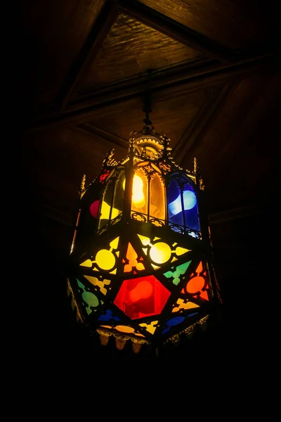 Vorontsov Palace Interior Colorful Chinese Lantern Serves Luster Crimea Ukraine — Stock Photo, Image