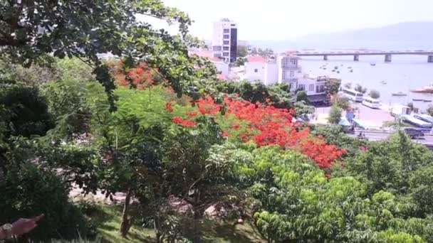 Khanh Hoa Nha Trang Vietnam Juin 2015 Panorama Ville Villégiature — Video