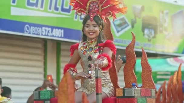 Concepcion Vega Dominican Republic February 2019 Pretty Girls Shining Carnival — 비디오