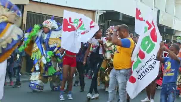 Concepcion Vega République Dominicaine Février 2019 Des Citoyens Dominicains Costumes — Video