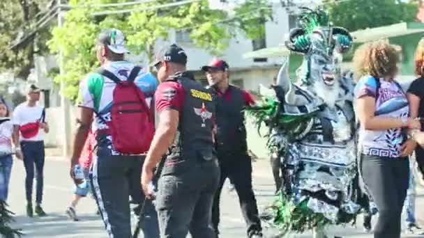 Concepción Vega República Dominicana Febrero 2019 Dominicanos Hacen Foto Con — Vídeos de Stock