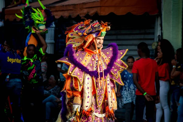 Concepcion Vega República Dominicana Febrero 2020 Hombre Adulto Traje Moteado — Foto de Stock