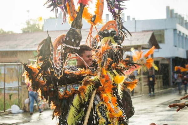 Concepcion Vega Dominikana Lutego 2019 Mężczyzna Żywym Karnawale Pozuje Zdjęć — Zdjęcie stockowe