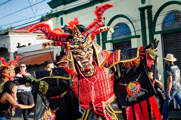 Concepcion Vega Dominican Republic February 2020 Closeup Man Scary Samurai — стокове фото