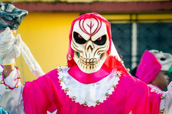 Concepcion Vega Домініканська Республіка February 2020 Closeup Man Scary Mask — стокове фото