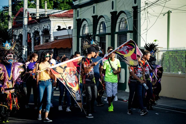 Concepcion Vega República Dominicana Fevereiro 2020 Adolescentes Com Roupas Pied — Fotografia de Stock