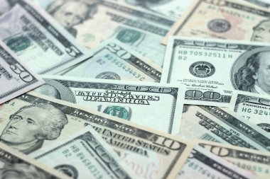 Para arka plan - bulanık dolar