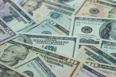 Para arka plan - bulanık dolar