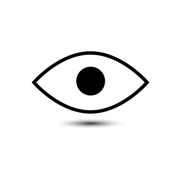 分離された目のアイコン ベクトル — ストックベクタ
