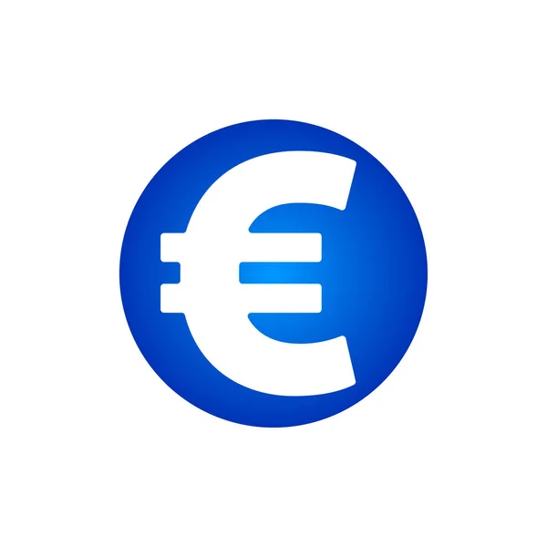 Euro sign con — Stock vektor