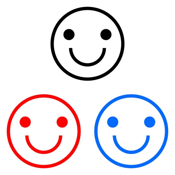 Happy smiley icon — Stock Vector