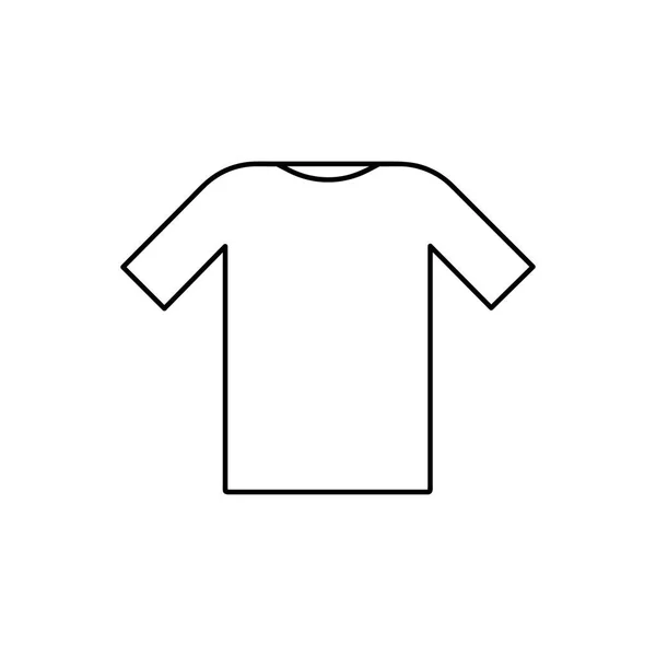 Ikonę konturu Tshirt — Wektor stockowy