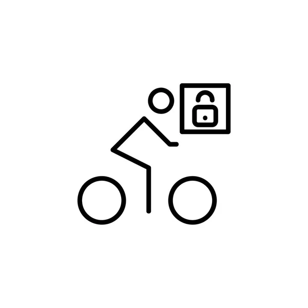 Cosed för cykling — Stock vektor
