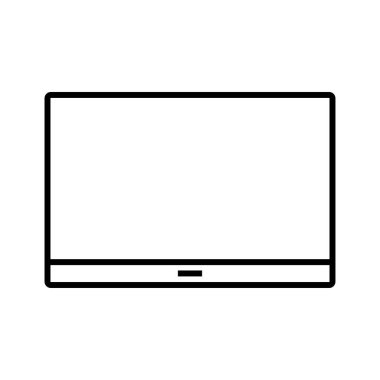 monitör vektör simgesi