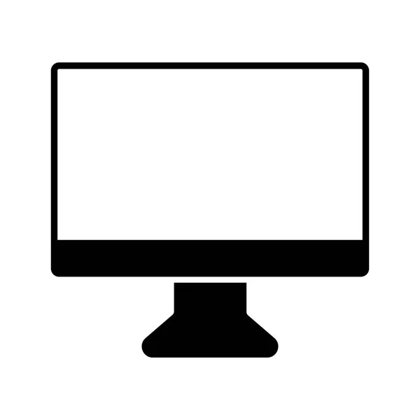 Monitor vector icon — Stock Vector