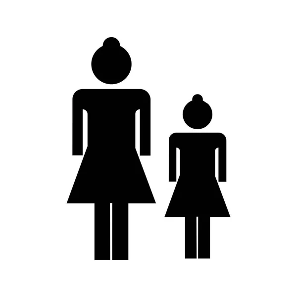 Икона "Мать и дитя" — стоковый вектор