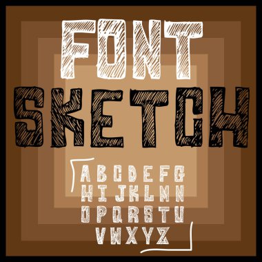 yazı tipi kroki çizim grafik tasarım nesneleri