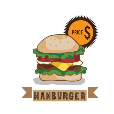  grafik tasarım nesneleri çizim yiyecek hamburger