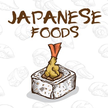 Japonya yemek suşi