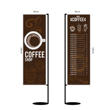 kahve menü şablonun