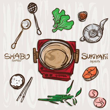 shabu sukiyaki nesneleri