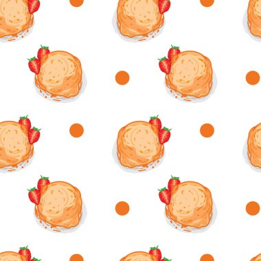 desen dondurma çilek turuncu