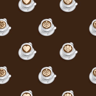 desen gıda kahve fincanı latte