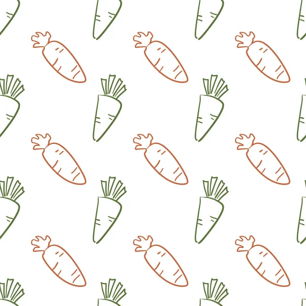 Растительная редька морковь — стоковый вектор