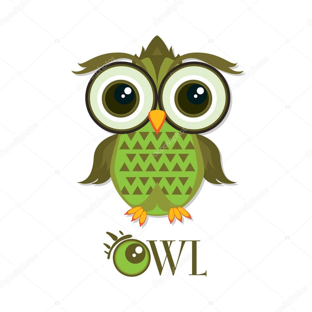 owl graphic cartoon character