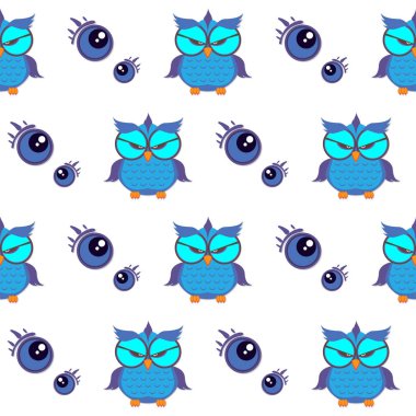 desen baykuş grafik karikatür duygu