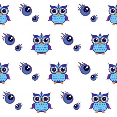 desen baykuş grafik karikatür duygu