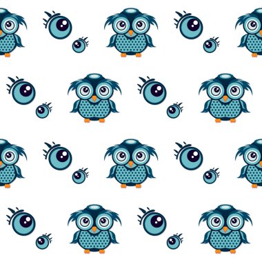 desen baykuş grafik karikatür duygu