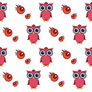 desen baykuş grafik çizgi film karakteri