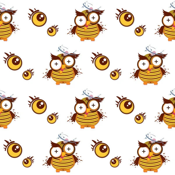 desen baykuş grafik çizgi film karakteri