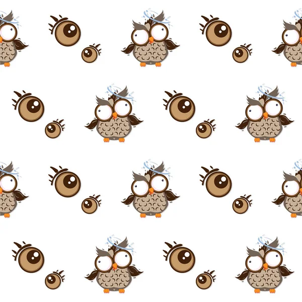 desen baykuş grafik çizgi film karakteri