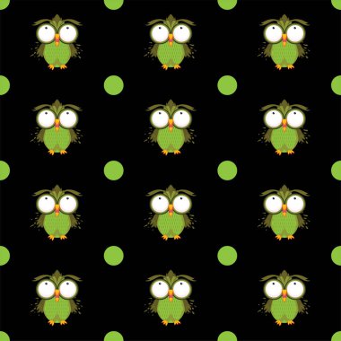 desen baykuş grafik çizgi film karakteri