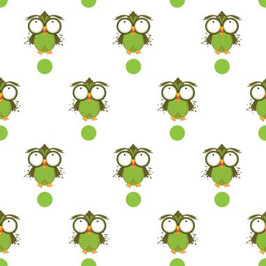 desen baykuş grafik çizgi film karakteri