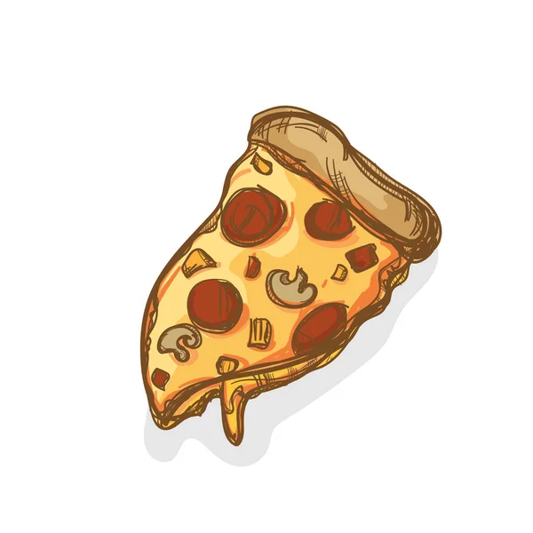 Итальянская пицца — стоковый вектор