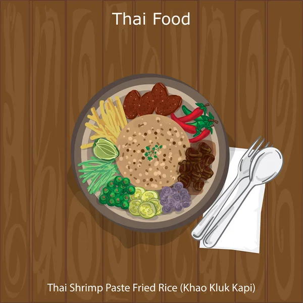 thai food Thai Shrimp Paste Fried Rice (Khao Kluk Kapi)