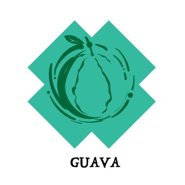 meyve guava grafik öğesi tasarım anahtar görsel simgesi simgesi