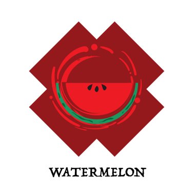 meyve karpuz grafik öğesi tasarım anahtar görsel simgesi simgesi