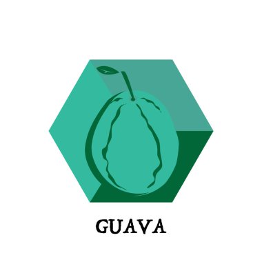 meyve guava grafik öğesi tasarım anahtar görsel simgesi simgesi