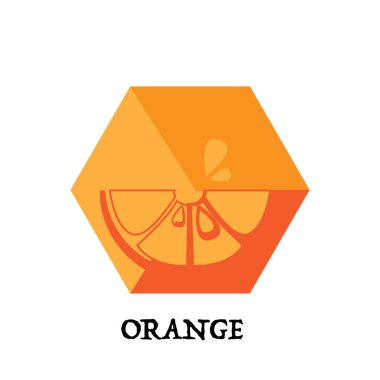Meyve Portakal grafik öğesi tasarım anahtar görsel simgesi simgesi
