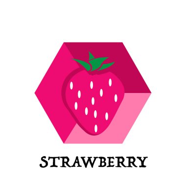 meyve çilek grafik öğesi tasarım anahtar görsel simgesi simgesi